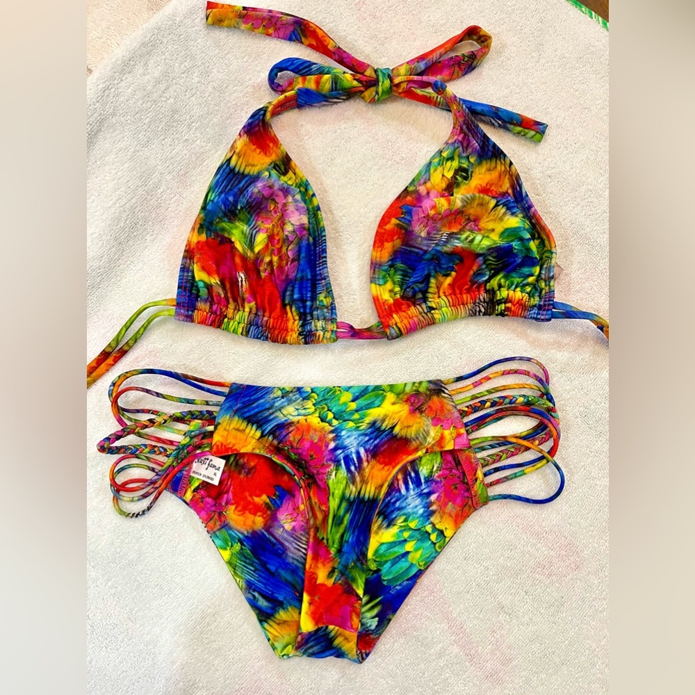 Luli Fama~ 2 piece bikini- DD top, XL bottom
